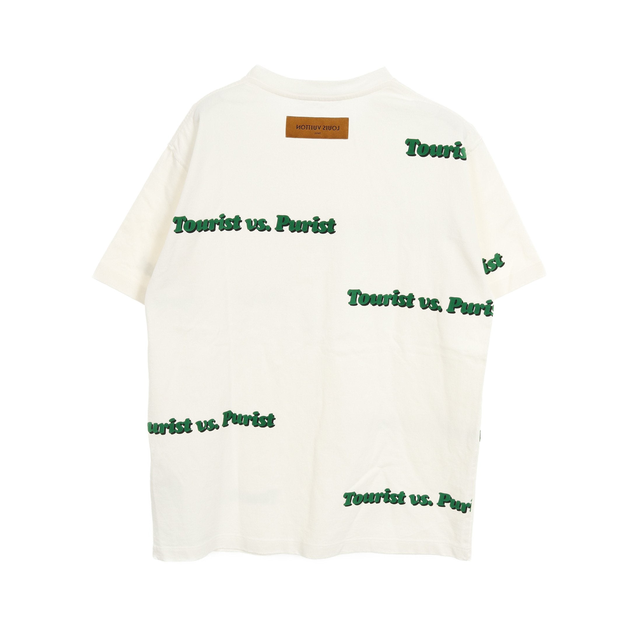 TOURIST VS PURIST Tシャツ クルーネック コットン ホワイト ルイ