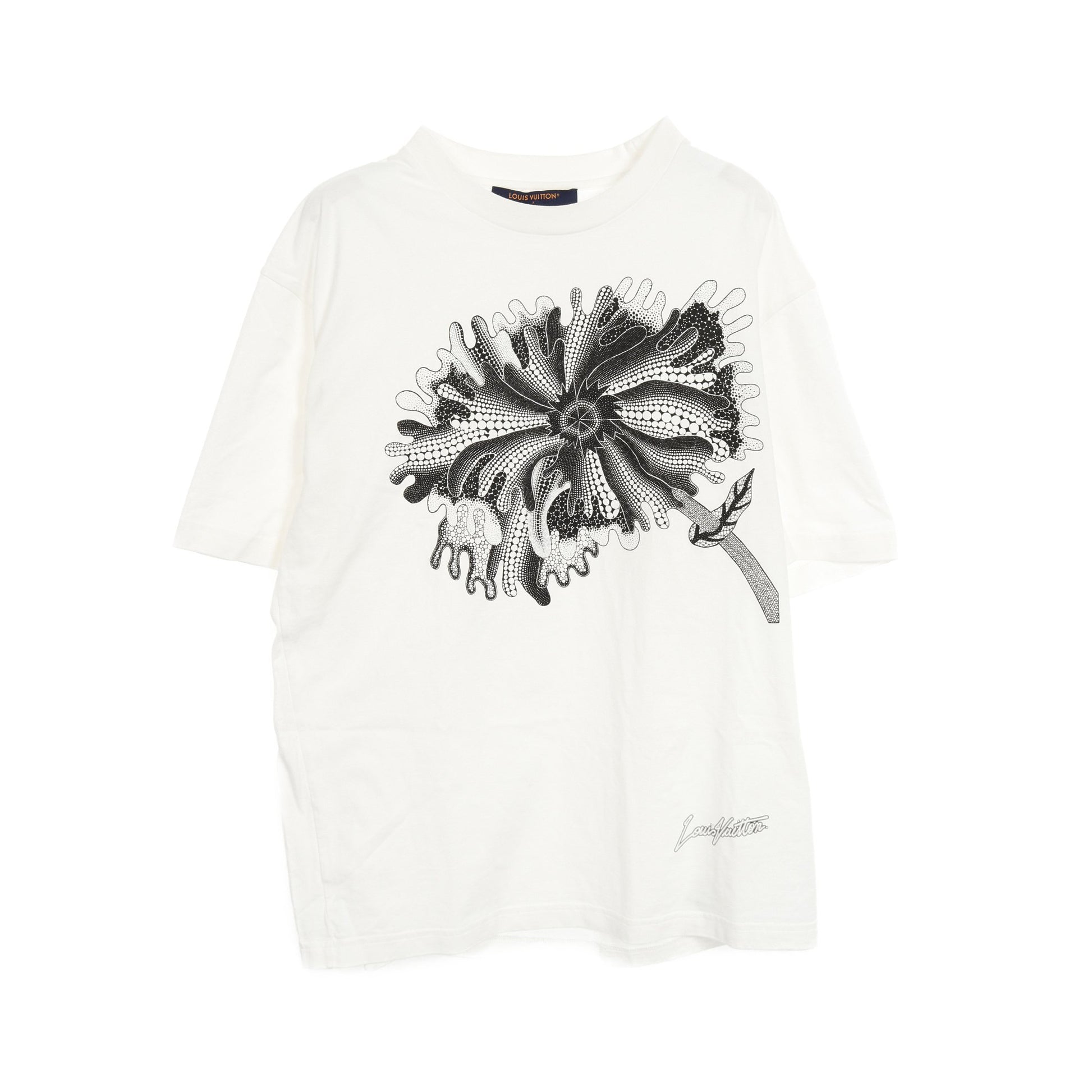 LOUIS VUITTON × 草間彌生 サイケデリックフラワー Tシャツ コットン 