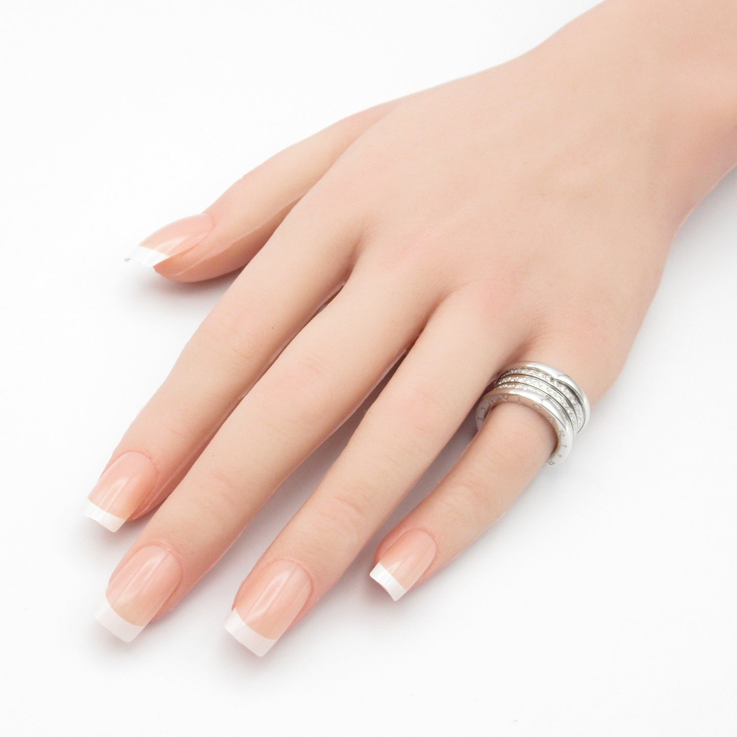 B-zero1 リング ダイヤ リング 指輪 K18WG（ホワイトゴールド） ダイヤモンド クリア ブルガリ アクセサリー BVLGARI