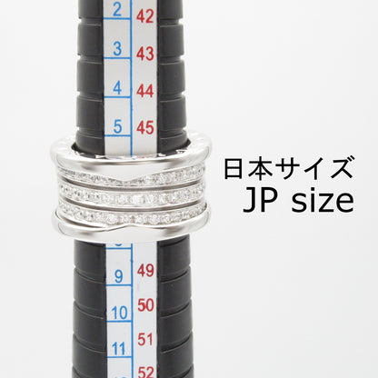 B-zero1 リング ダイヤ リング 指輪 K18WG（ホワイトゴールド） ダイヤモンド クリア ブルガリ アクセサリー BVLGARI