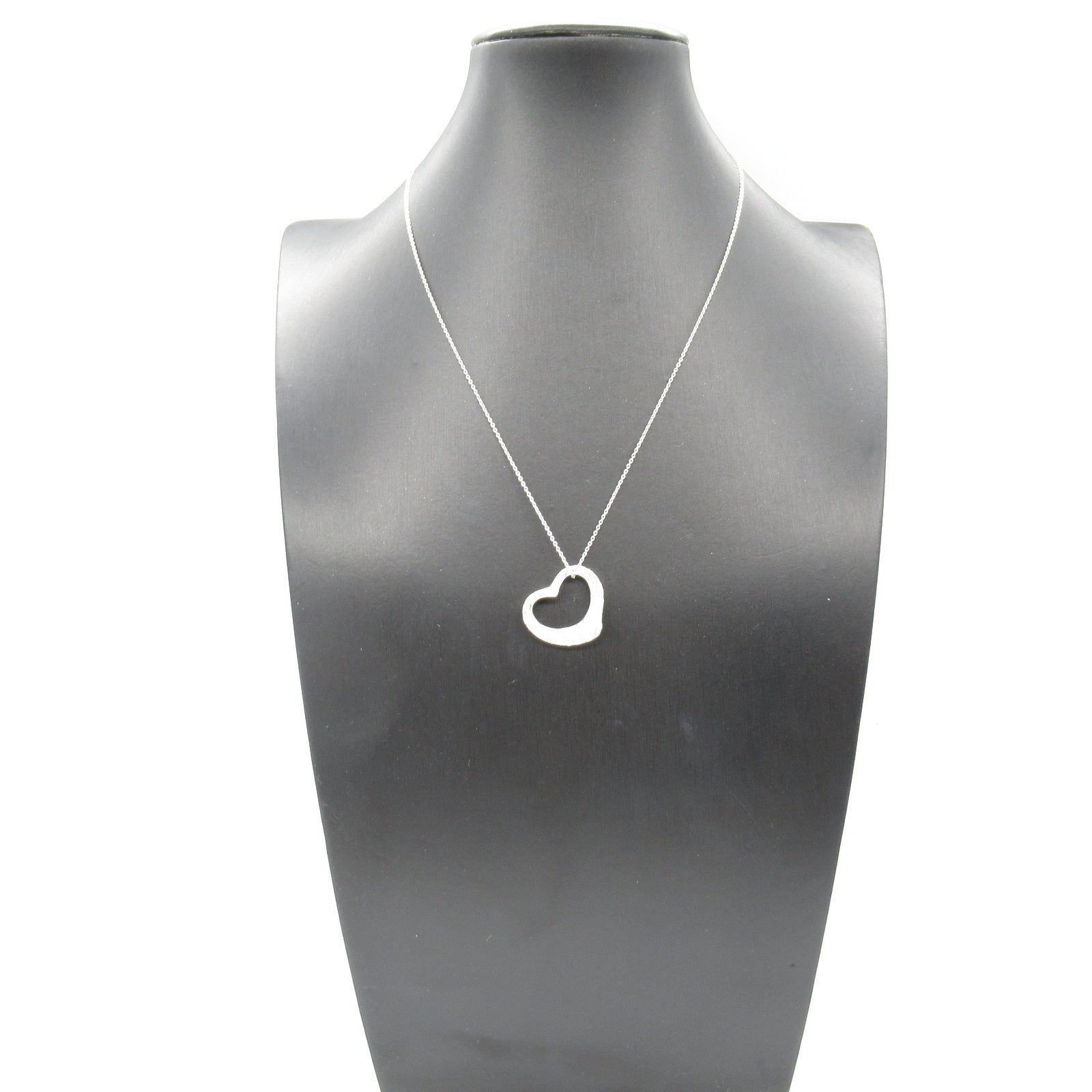 Tiffany & Coオープン. ハートダイヤネックレス エルサ・ペレッティ™ オープン ハート ペンダント イエローゴールド