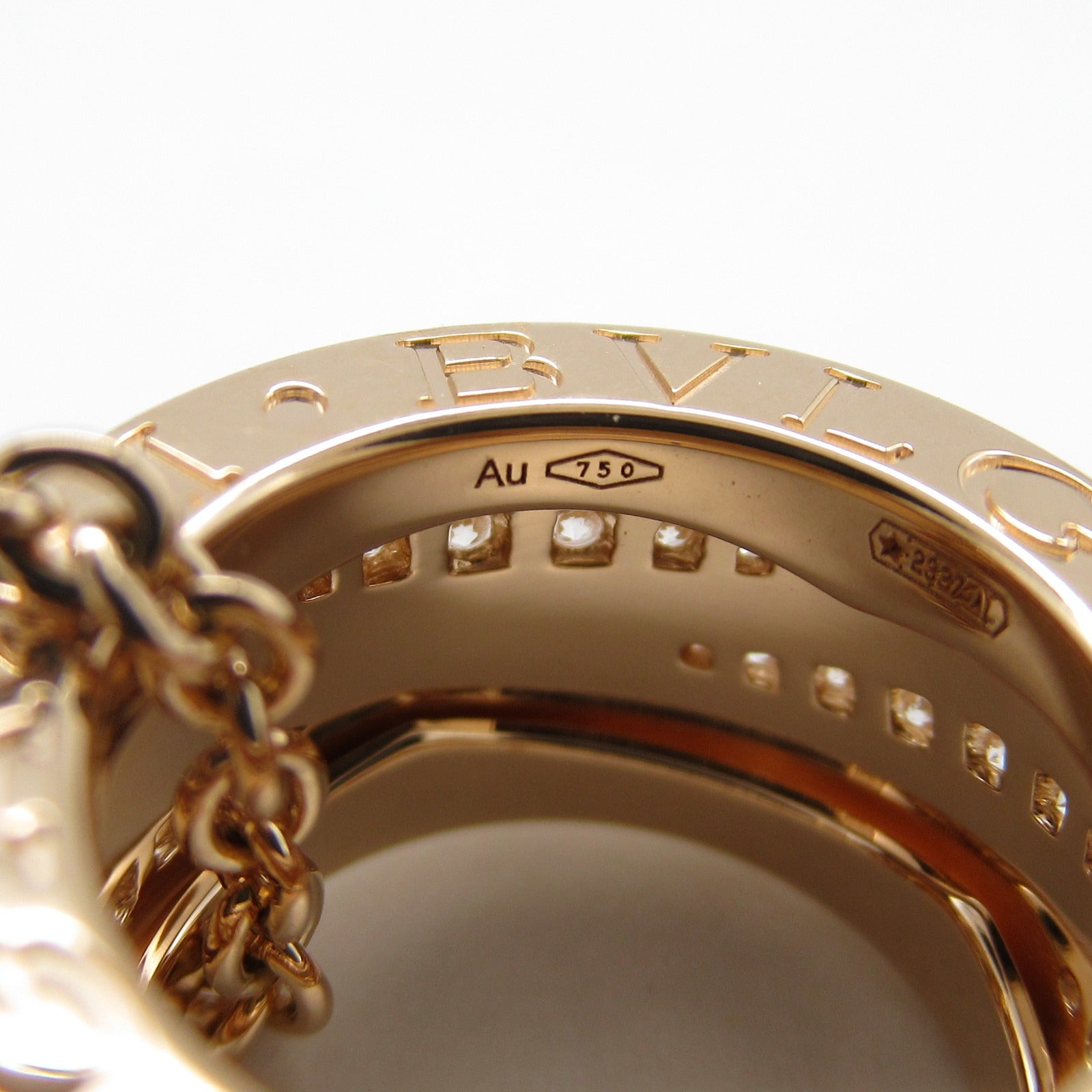 B-zero1 ビーゼロワン ネックレス ダイヤ ネックレス K18PG（ピンクゴールド） ダイヤモンド クリア ブルガリ アクセサリー BVLGARI