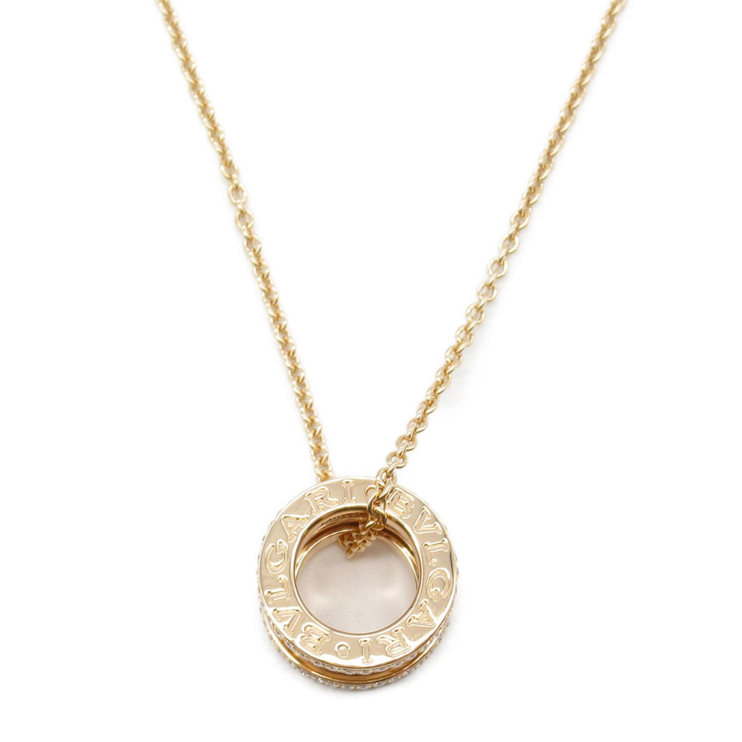 B-zero1 ビーゼロワン ネックレス ダイヤ ネックレス K18PG（ピンクゴールド） ダイヤモンド クリア ブルガリ アクセサリー BVLGARI