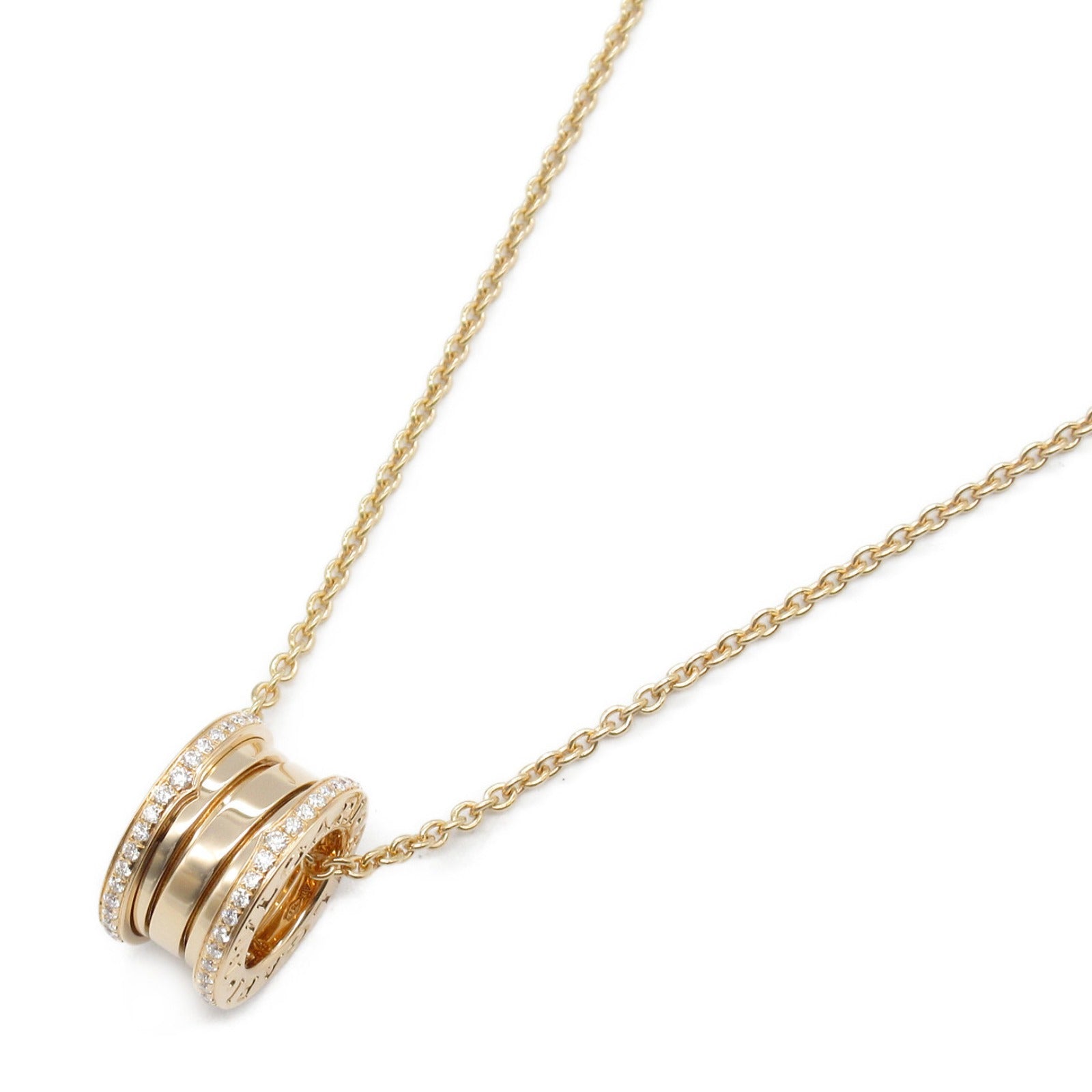 B-zero1 ビーゼロワン ネックレス ダイヤ ネックレス K18PG（ピンクゴールド） ダイヤモンド クリア ブルガリ アクセサリー BVLGARI