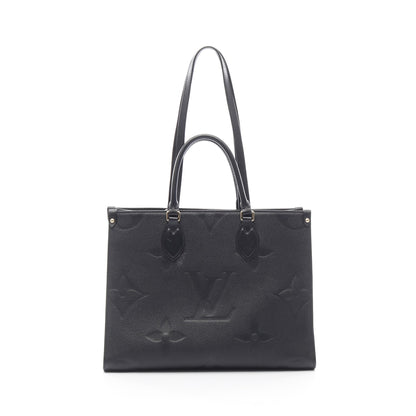 オンザゴーMM モノグラムアンプラント ノワール ショルダーバッグ トートバッグ レザー ブラック 2WAY ルイヴィトン バッグ LOUIS VUITTON