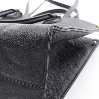 オンザゴーMM モノグラムアンプラント ノワール ショルダーバッグ トートバッグ レザー ブラック 2WAY ルイヴィトン バッグ LOUIS VUITTON