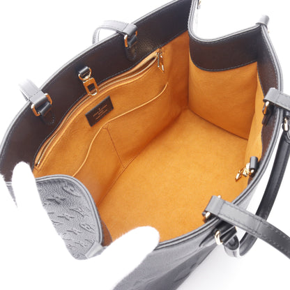 オンザゴーMM モノグラムアンプラント ノワール ショルダーバッグ トートバッグ レザー ブラック 2WAY ルイヴィトン バッグ LOUIS VUITTON