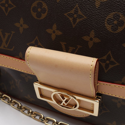 ドーフィーヌ ソフトGM モノグラム チェーンショルダーバッグ PVCレザー ブラウン 2WAY ルイヴィトン バッグ LOUIS VUITTON