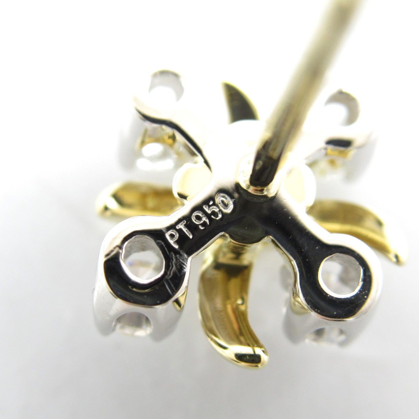 シュランバージェ ピアス ダイヤ ピアス K18（イエローゴールド） Pt950プラチナ ダイヤモンド クリア ティファニー アクセサリー TIFFANY & Co.