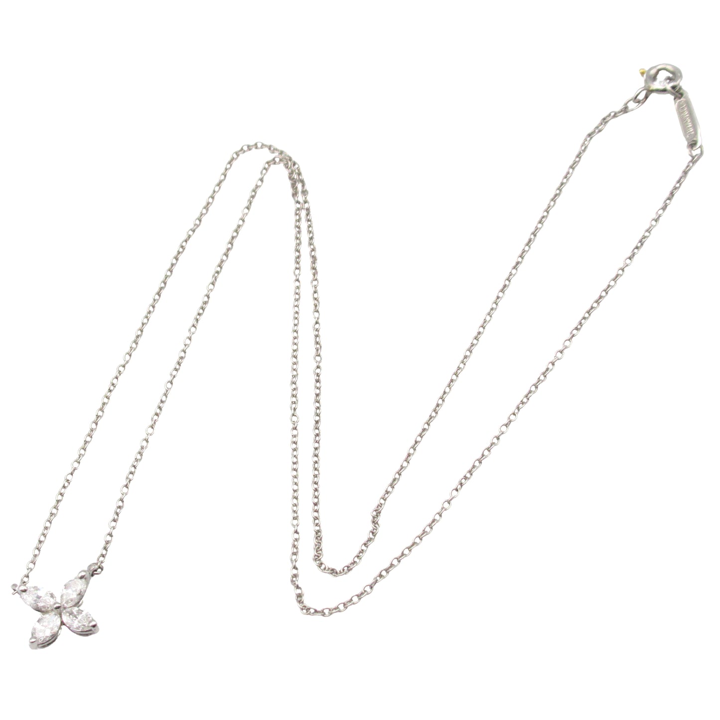 ビクトリア スモール ネックレス ネックレス Pt950プラチナ ダイヤモンド クリア ティファニー アクセサリー TIFFANY & Co.