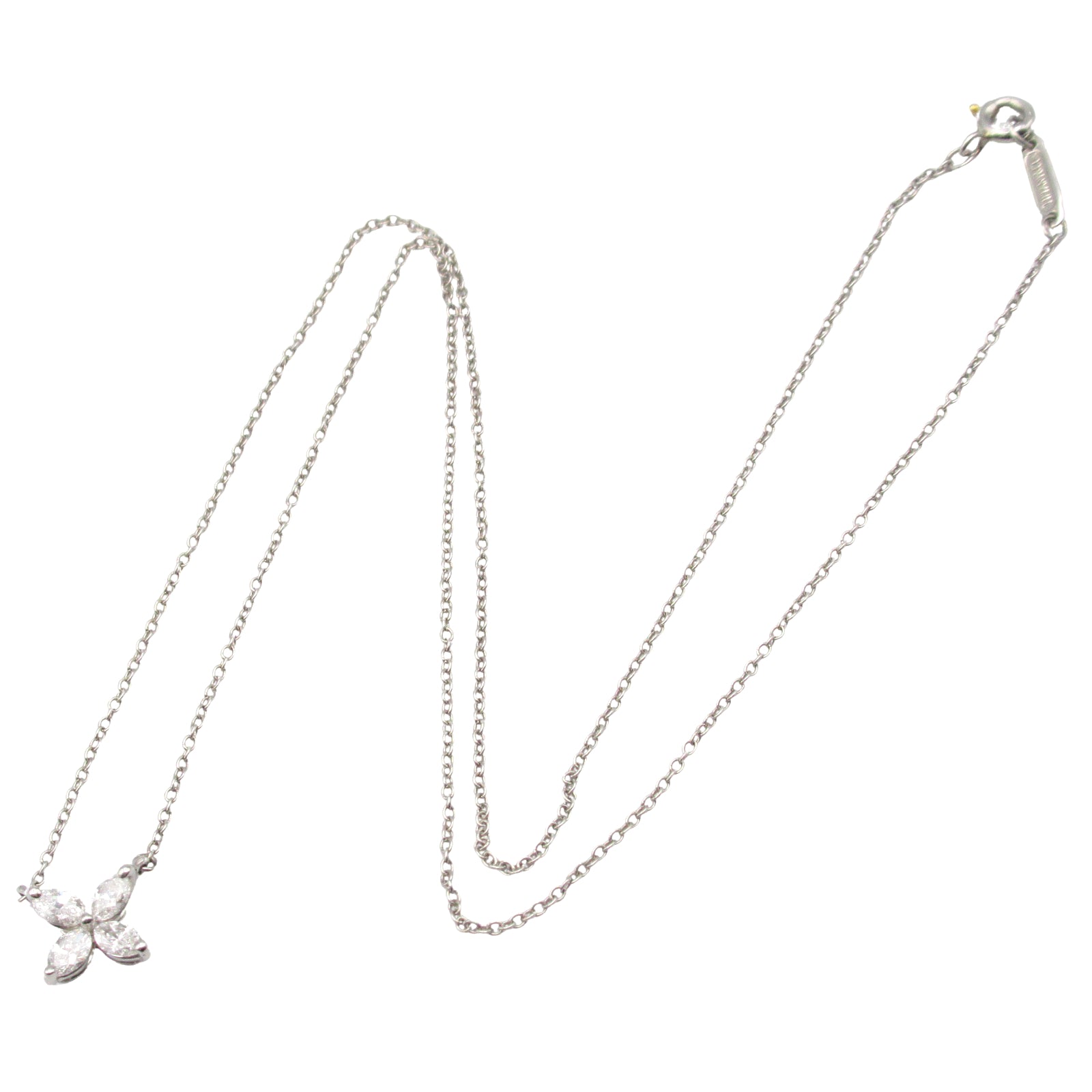 ビクトリア スモール ネックレス ネックレス Pt950プラチナ ダイヤモンド クリア ティファニー アクセサリー TIFFANY & Co.