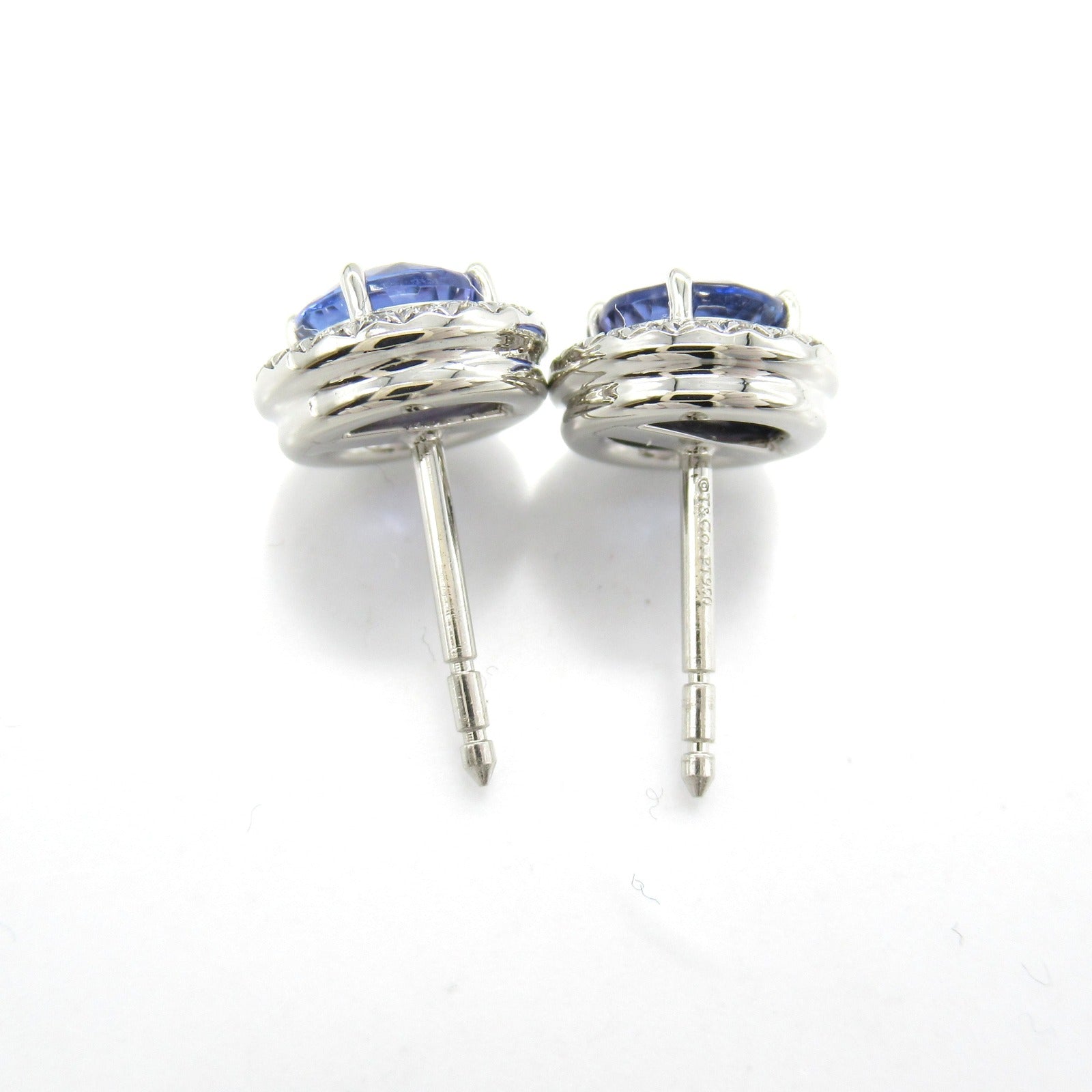 ソレスト ピアス タンザナイト ダイヤ ピアス Pt950プラチナ ダイヤモンド タンザナイト ブルー クリア ティファニー アクセサリー TIFFANY & Co.