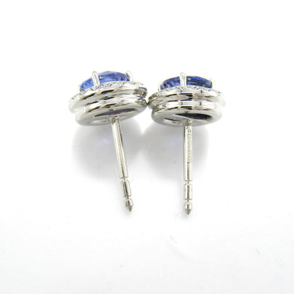 ソレスト ピアス タンザナイト ダイヤ ピアス Pt950プラチナ ダイヤモンド タンザナイト ブルー クリア ティファニー アクセサリー TIFFANY & Co.