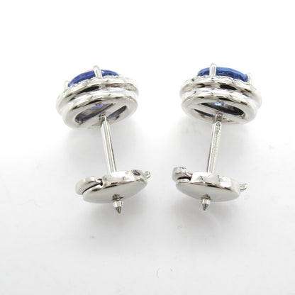 ソレスト ピアス タンザナイト ダイヤ ピアス Pt950プラチナ ダイヤモンド タンザナイト ブルー クリア ティファニー アクセサリー TIFFANY & Co.