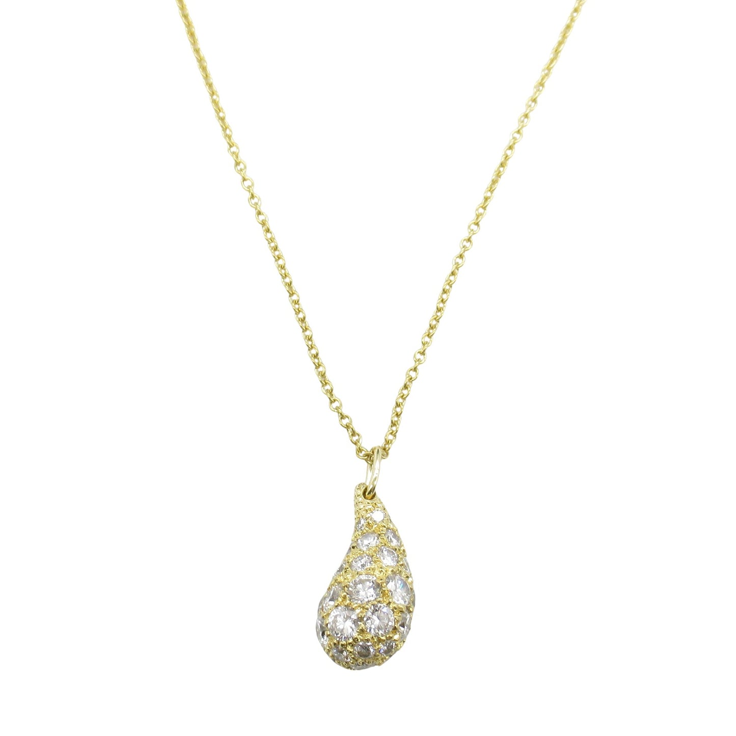 ティアドロップ ダイヤ ネックレス ネックレス K18（イエローゴールド） ダイヤモンド クリア ティファニー アクセサリー TIFFANY & Co.