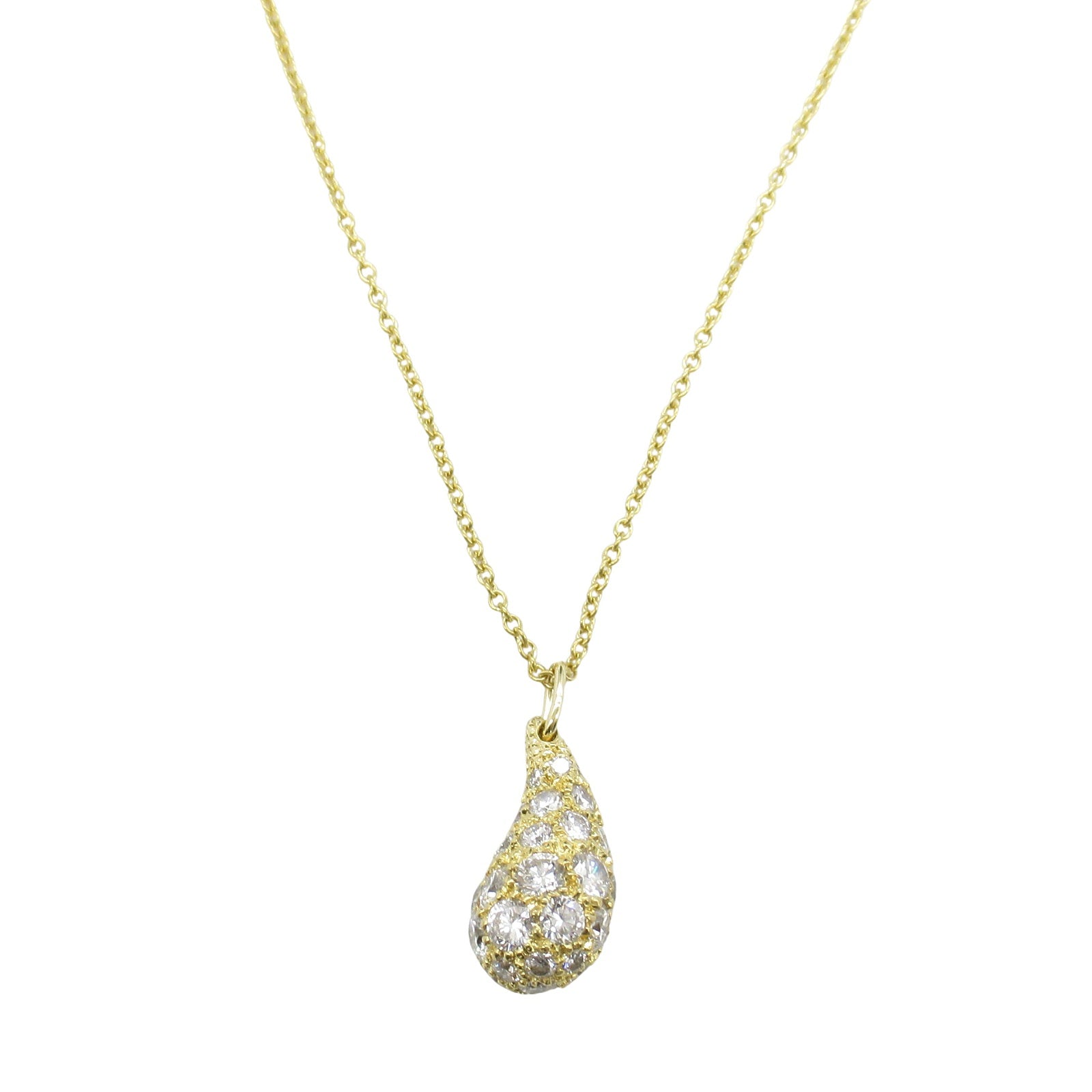 ティアドロップ ダイヤ ネックレス ネックレス K18（イエローゴールド） ダイヤモンド クリア ティファニー アクセサリー TIFFANY & Co.