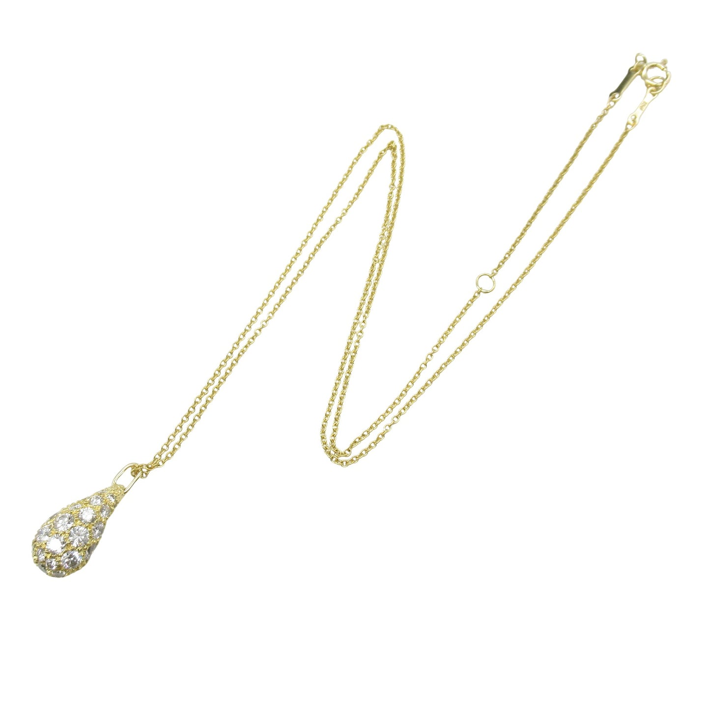 ティアドロップ ダイヤ ネックレス ネックレス K18（イエローゴールド） ダイヤモンド クリア ティファニー アクセサリー TIFFANY & Co.