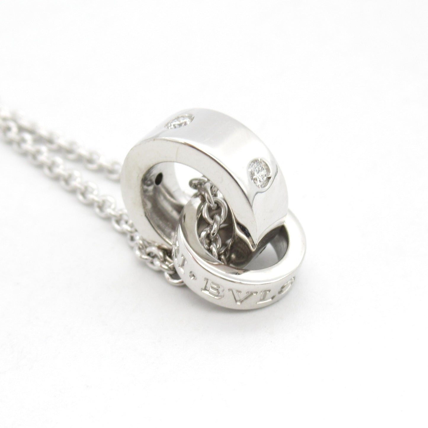 ブルガリブルガリネックレス 5PD ネックレス K18WG（ホワイトゴールド） ダイヤモンド クリア ブルガリ アクセサリー BVLGARI