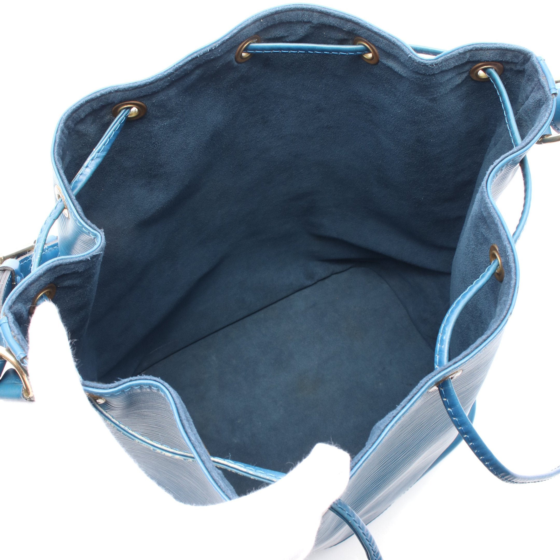 ノエ エピ トレドブルー ショルダーバッグ レザー ブルー ルイヴィトン