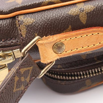 アマゾン モノグラム ショルダーバッグ PVC レザー ブラウン ルイヴィトン バッグ LOUIS VUITTON