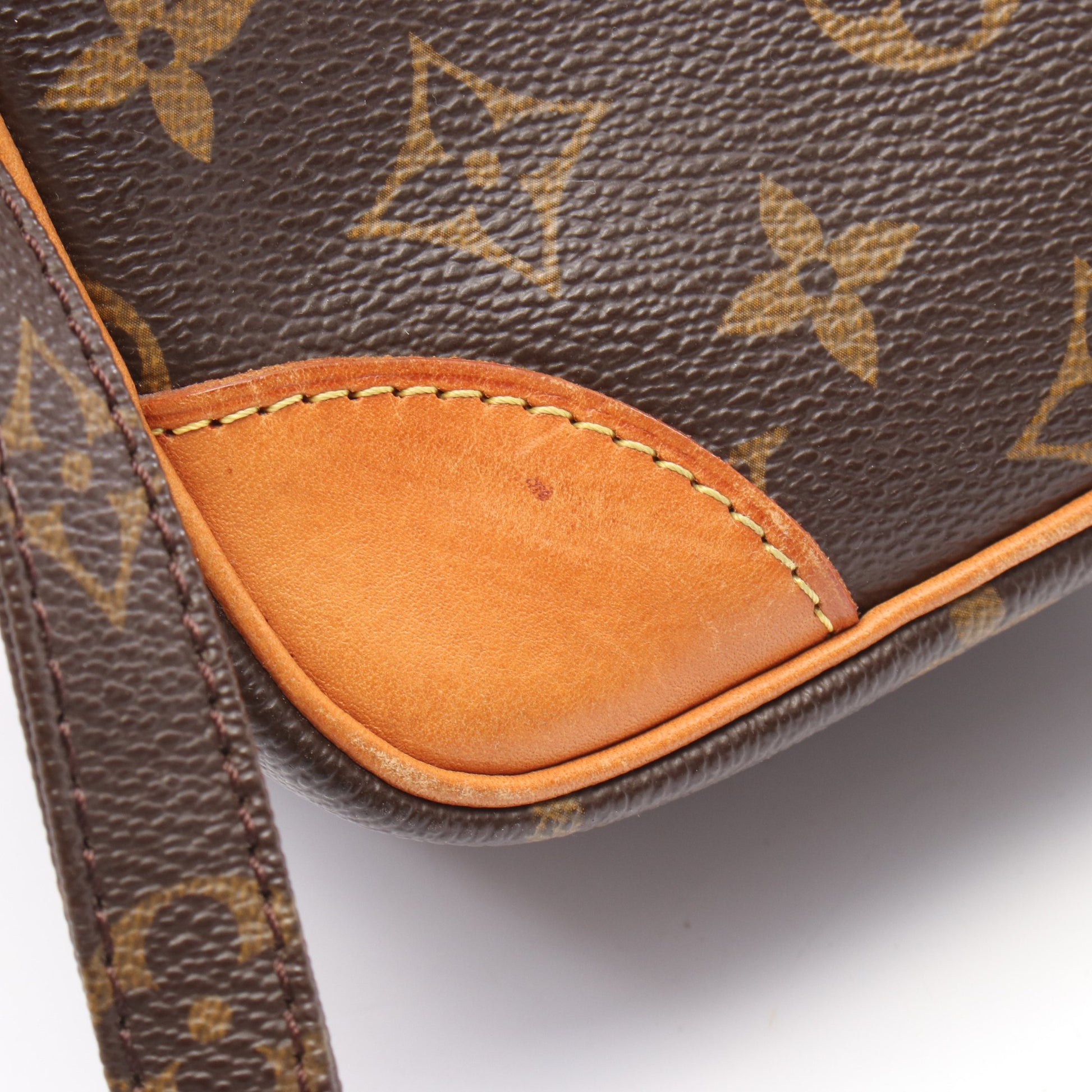 アマゾン モノグラム ショルダーバッグ PVC レザー ブラウン ルイヴィトン バッグ LOUIS VUITTON