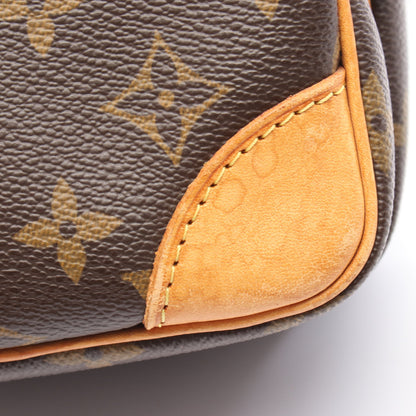 アマゾン モノグラム ショルダーバッグ PVC レザー ブラウン ルイヴィトン バッグ LOUIS VUITTON
