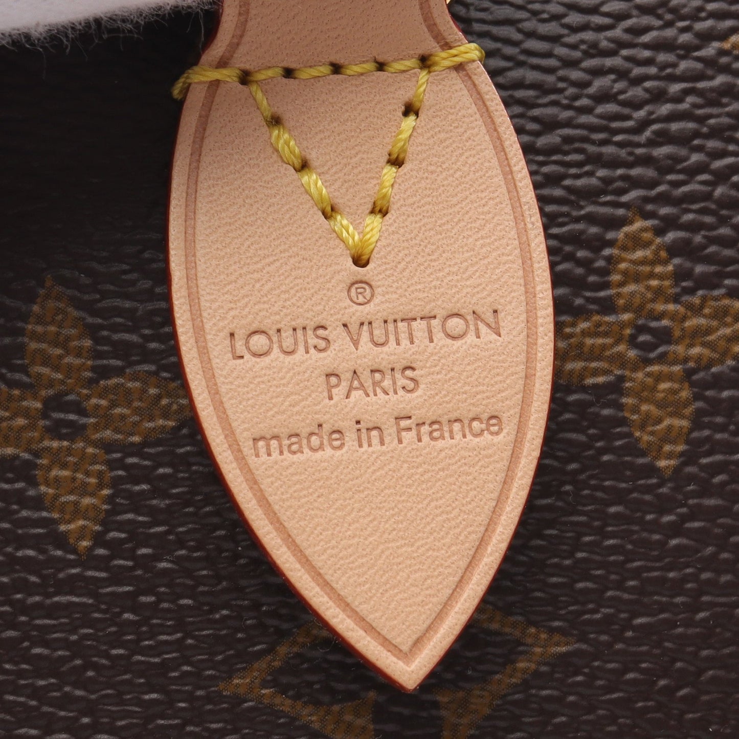 スピーディ バンドリエール 20 モノグラム ベージュ ハンドバッグ PVC レザー ブラウン 2WAY ルイヴィトン バッグ LOUIS VUITTON