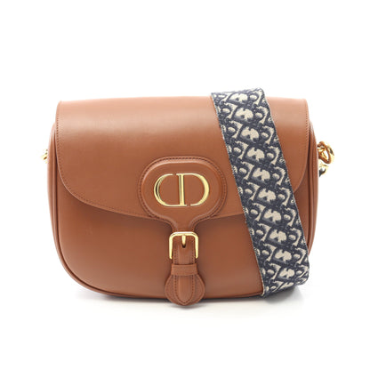 BOBBY ボビー ラージ ショルダーバッグ レザー ブラウン クリスチャンディオール バッグ Christian Dior
