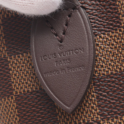 スピーディ バンドリエール20 ダミエエベヌ ハンドバッグ PVC レザー ブラウン 2WAY ルイヴィトン バッグ LOUIS VUITTON