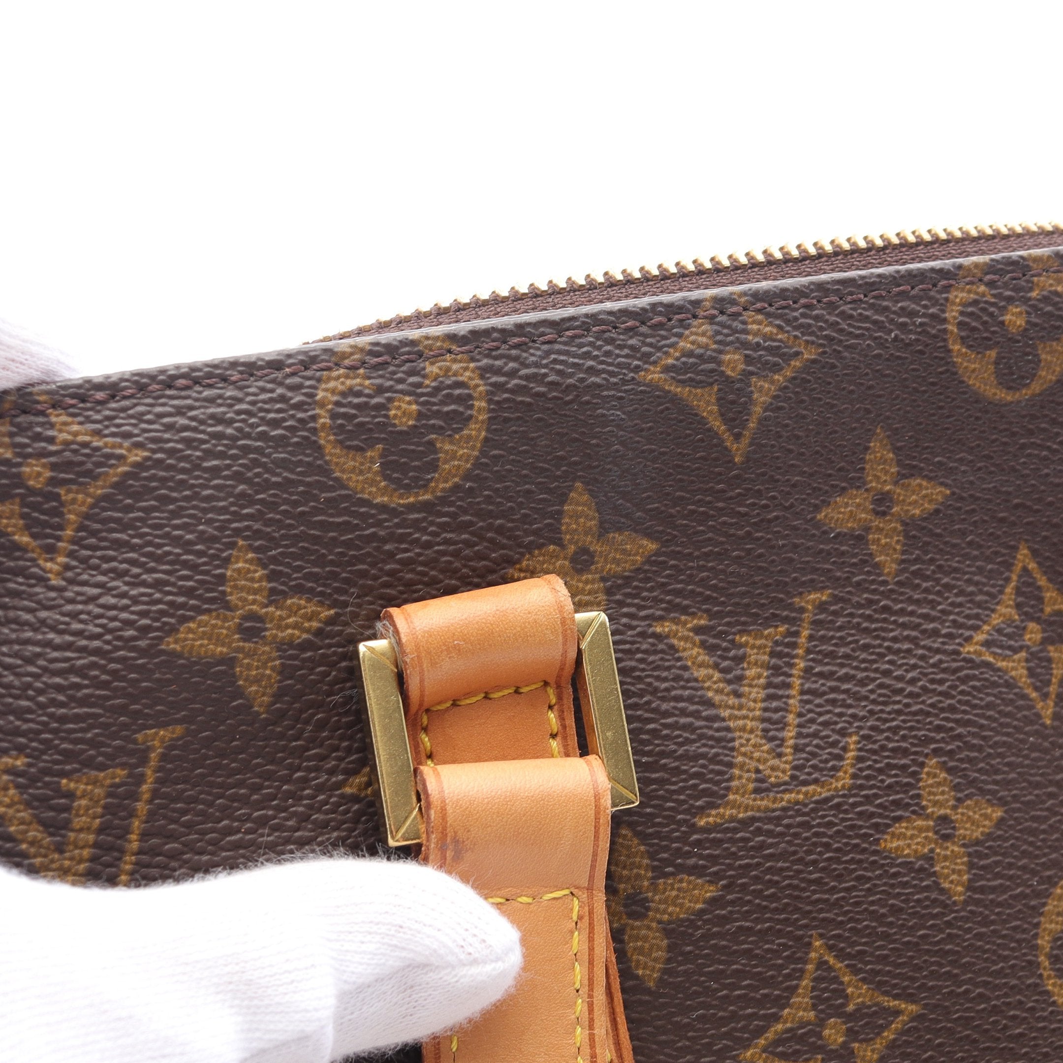 LOUIS VUITTON ハンドバッグ モノグラム カバ メゾ ブラウン 茶 LOUIS VUITTON ［飯能本店］LOUIS LV ルイ・ヴィトン カバメゾ