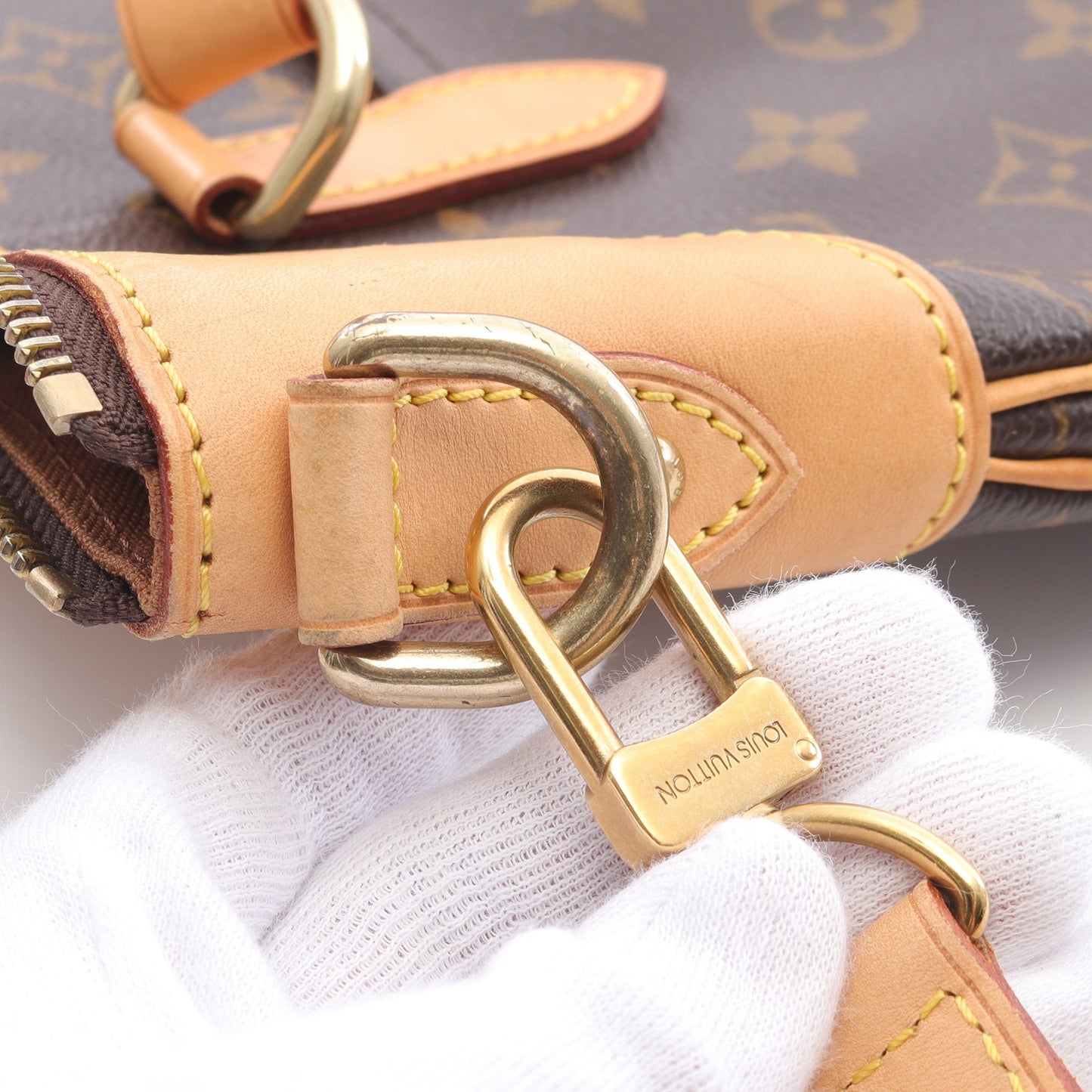 オデオンGM モノグラム ハンドバッグ PVC レザー ブラウン 2WAY ルイヴィトン バッグ LOUIS VUITTON