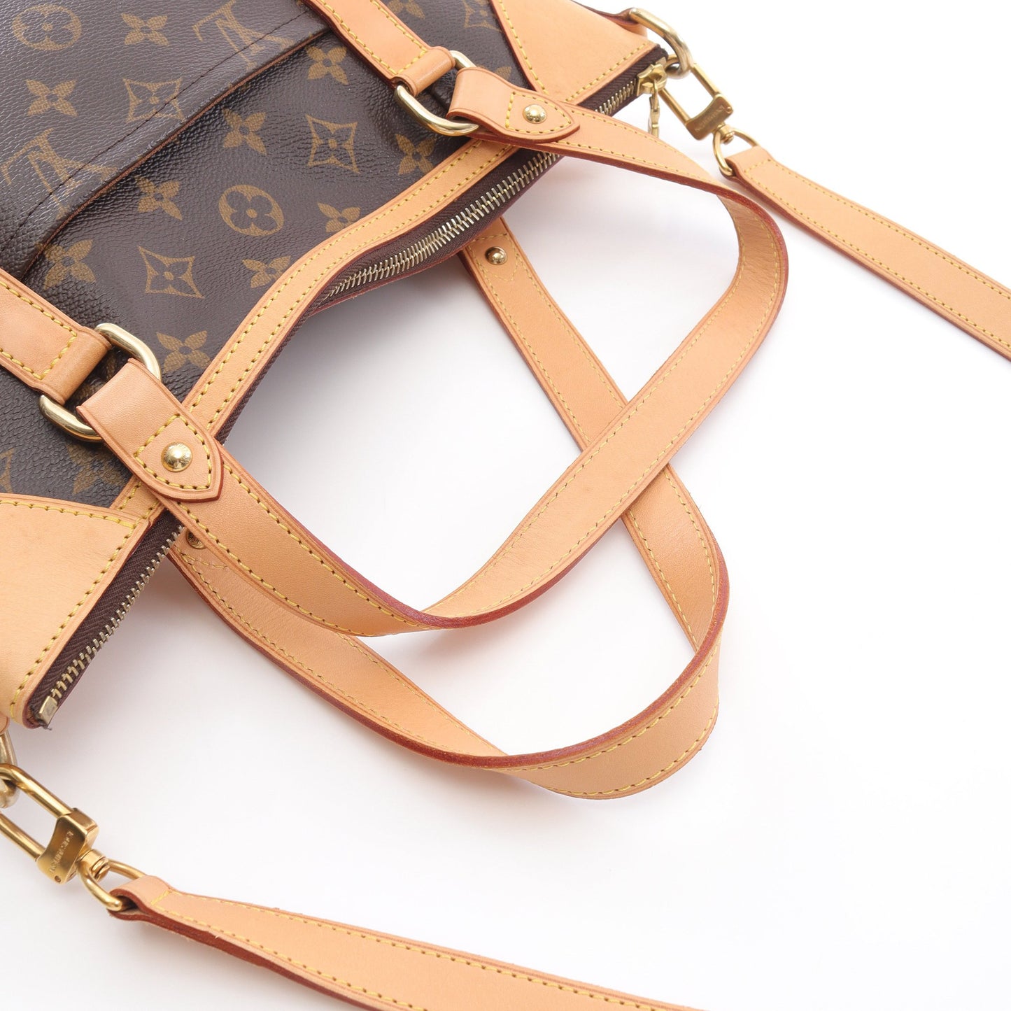 オデオンGM モノグラム ハンドバッグ PVC レザー ブラウン 2WAY ルイヴィトン バッグ LOUIS VUITTON
