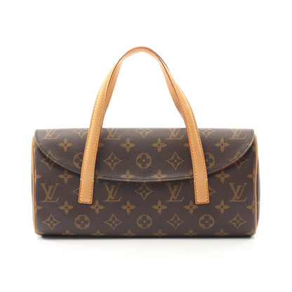 ソナチネ モノグラム ハンドバッグ PVC レザー ブラウン ルイヴィトン バッグ LOUIS VUITTON