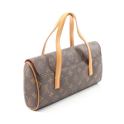 ソナチネ モノグラム ハンドバッグ PVC レザー ブラウン ルイヴィトン バッグ LOUIS VUITTON