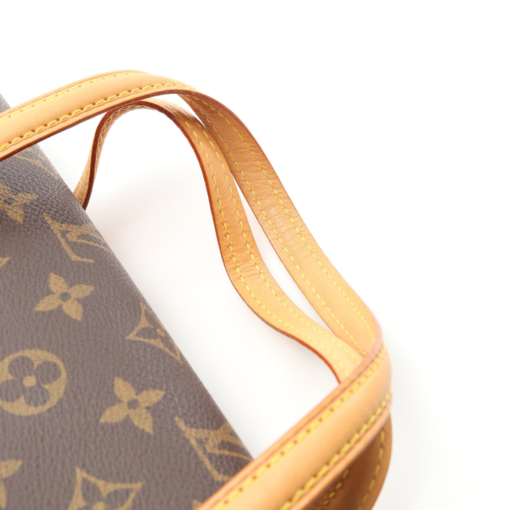 ソナチネ モノグラム ハンドバッグ PVC レザー ブラウン ルイヴィトン バッグ LOUIS VUITTON