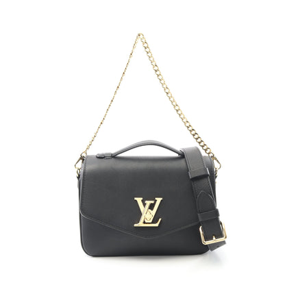 オックスフォード ロックミー ハンドバッグ レザー ブラック 2WAY ルイヴィトン バッグ LOUIS VUITTON