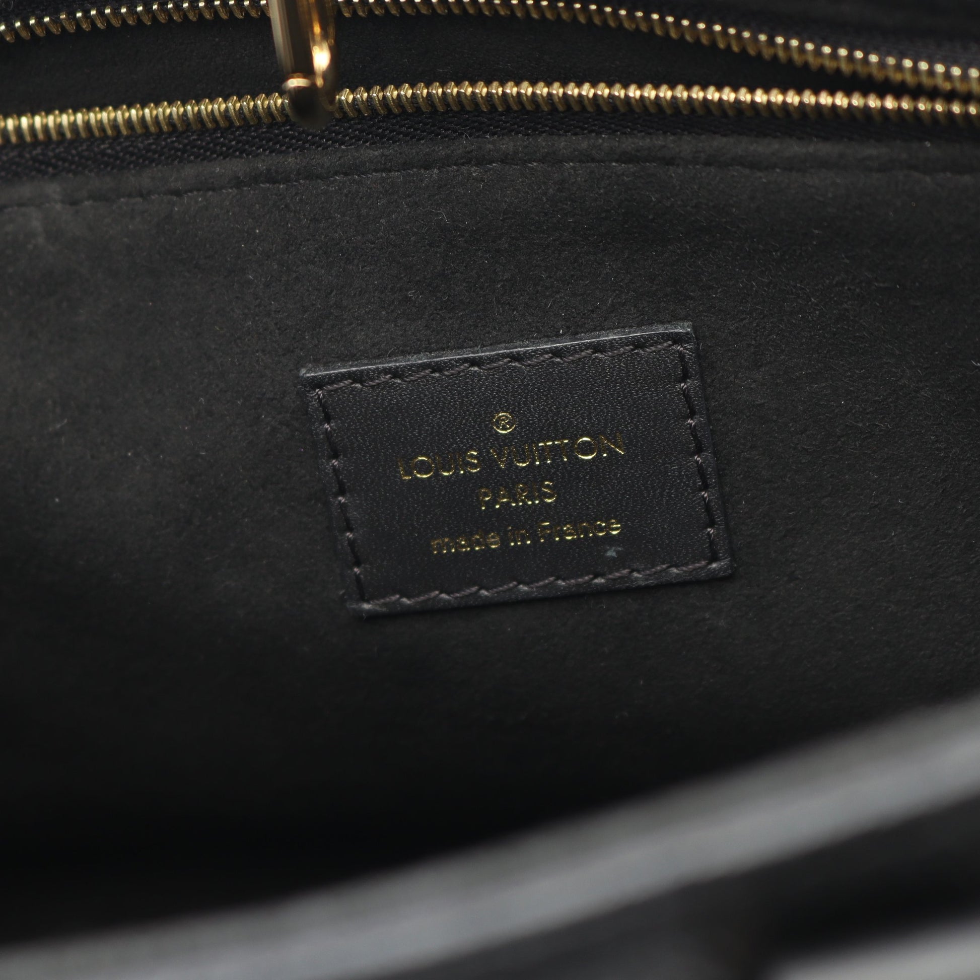 オンザゴーPM モノグラムアンプラント ノワール ハンドバッグ レザー ブラック 2WAY ルイヴィトン バッグ LOUIS VUITTON
