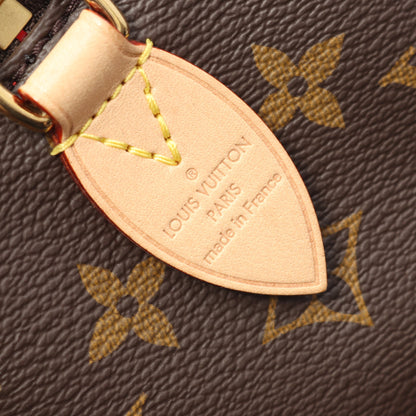 スピーディ バンドリエール 20 モノグラム ベージュ ハンドバッグ PVC レザー ブラウン 2WAY ルイヴィトン バッグ LOUIS VUITTON