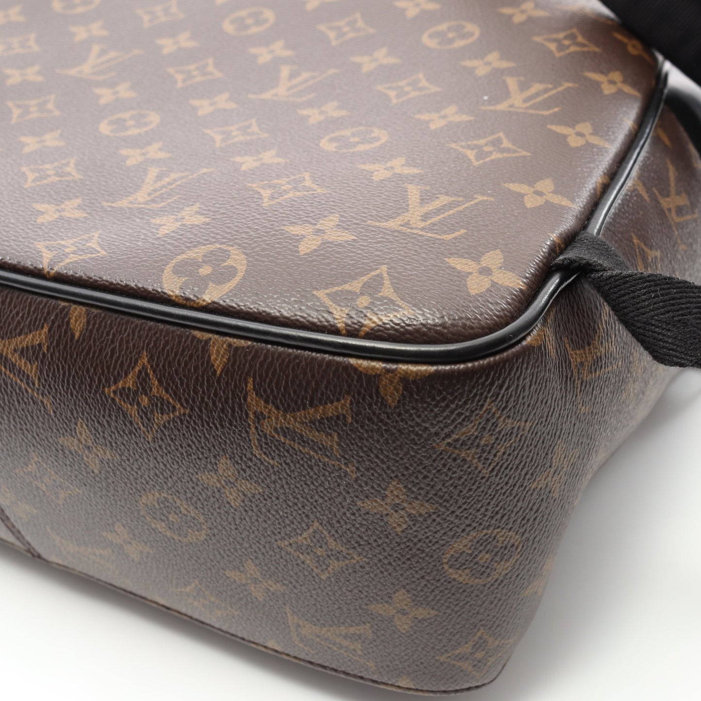 ジョッシュ モノグラムマカサー バックパック リュックサック PVC レザー ブラウン ブラック ルイヴィトン バッグ LOUIS VUITTON