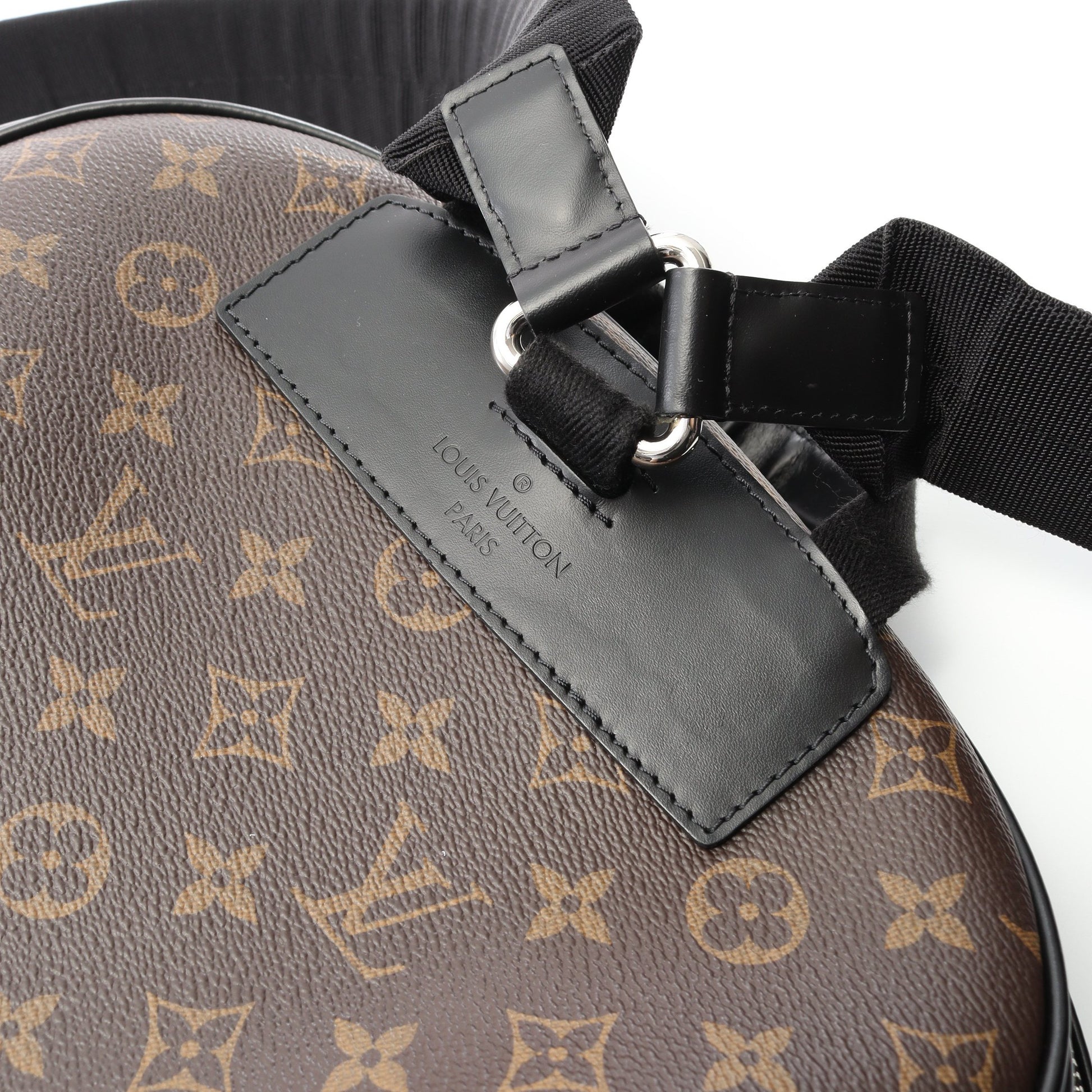 ジョッシュ モノグラムマカサー バックパック リュックサック PVC レザー ブラウン ブラック ルイヴィトン バッグ LOUIS VUITTON
