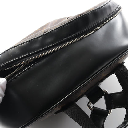 ジョッシュ モノグラムマカサー バックパック リュックサック PVC レザー ブラウン ブラック ルイヴィトン バッグ LOUIS VUITTON