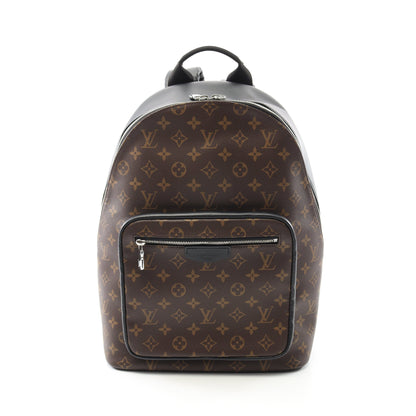 ジョッシュ NV モノグラムマカサー バックパック リュックサック PVC レザー ブラウン ブラック ルイヴィトン バッグ LOUIS VUITTON