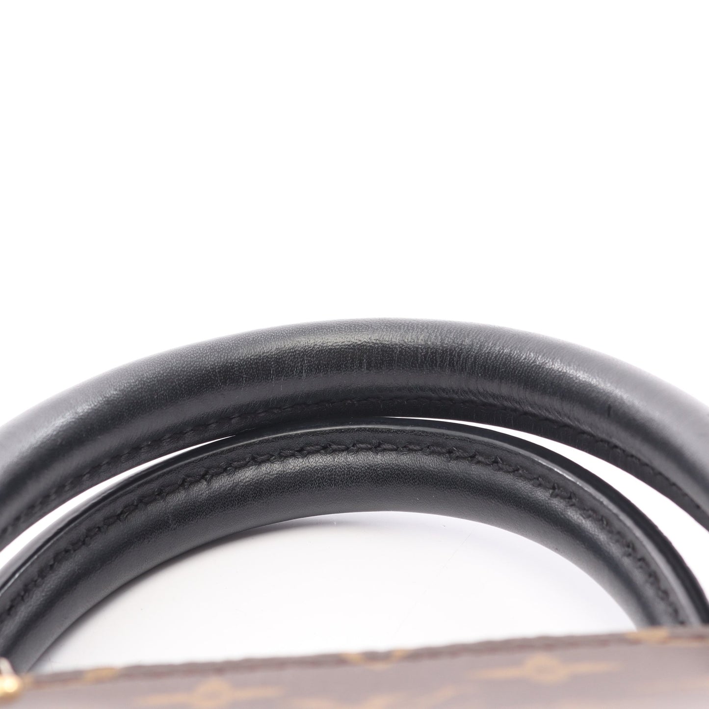 スフロ NV MM モノグラム ノワール ハンドバッグ PVC レザー ブラウン ブラック 2WAY ルイヴィトン バッグ LOUIS VUITTON