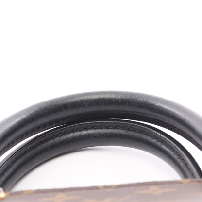 スフロ NV MM モノグラム ノワール ハンドバッグ PVC レザー ブラウン ブラック 2WAY ルイヴィトン バッグ LOUIS VUITTON
