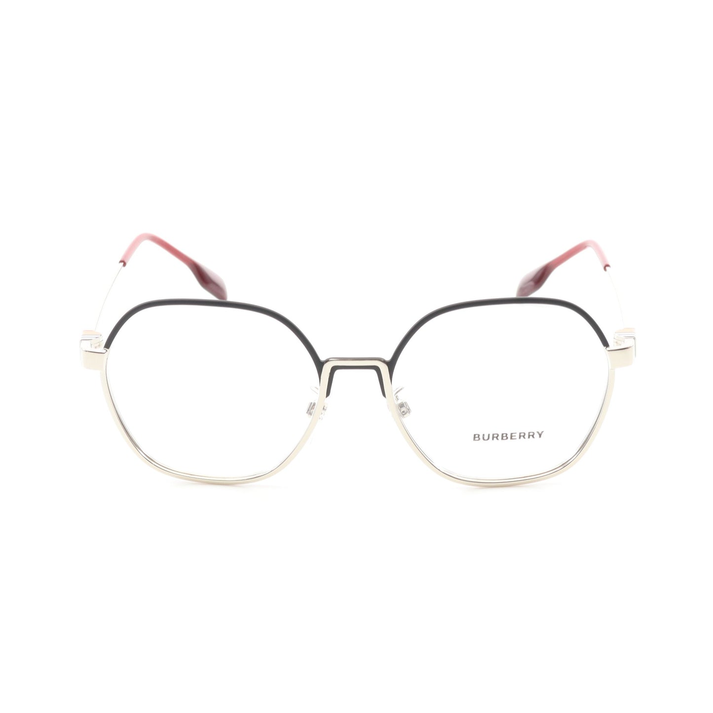 伊達 メガネ 眼鏡 シルバー レッド バーバリー 財布・小物 BURBERRY