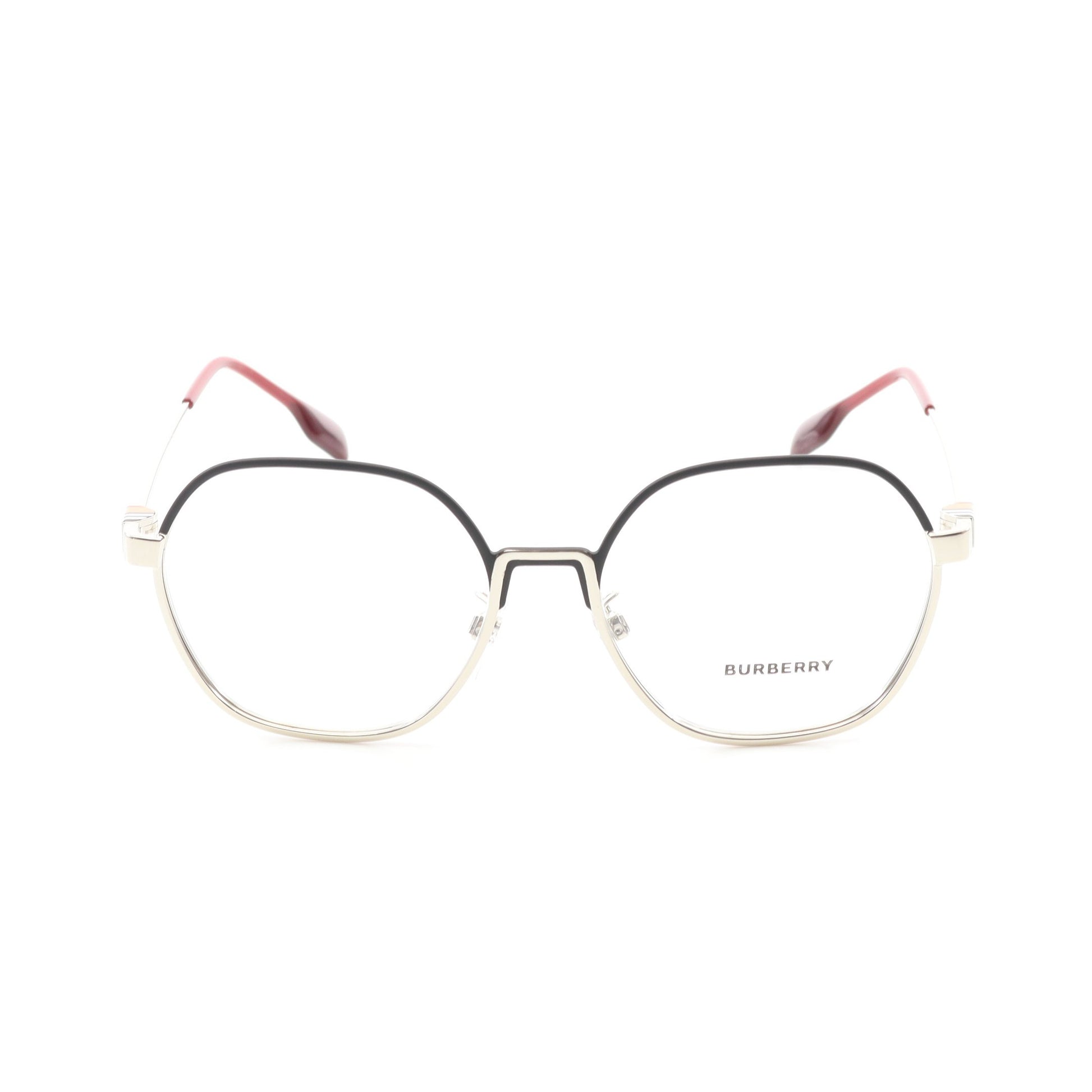 伊達 メガネ 眼鏡 シルバー レッド バーバリー 財布・小物 BURBERRY