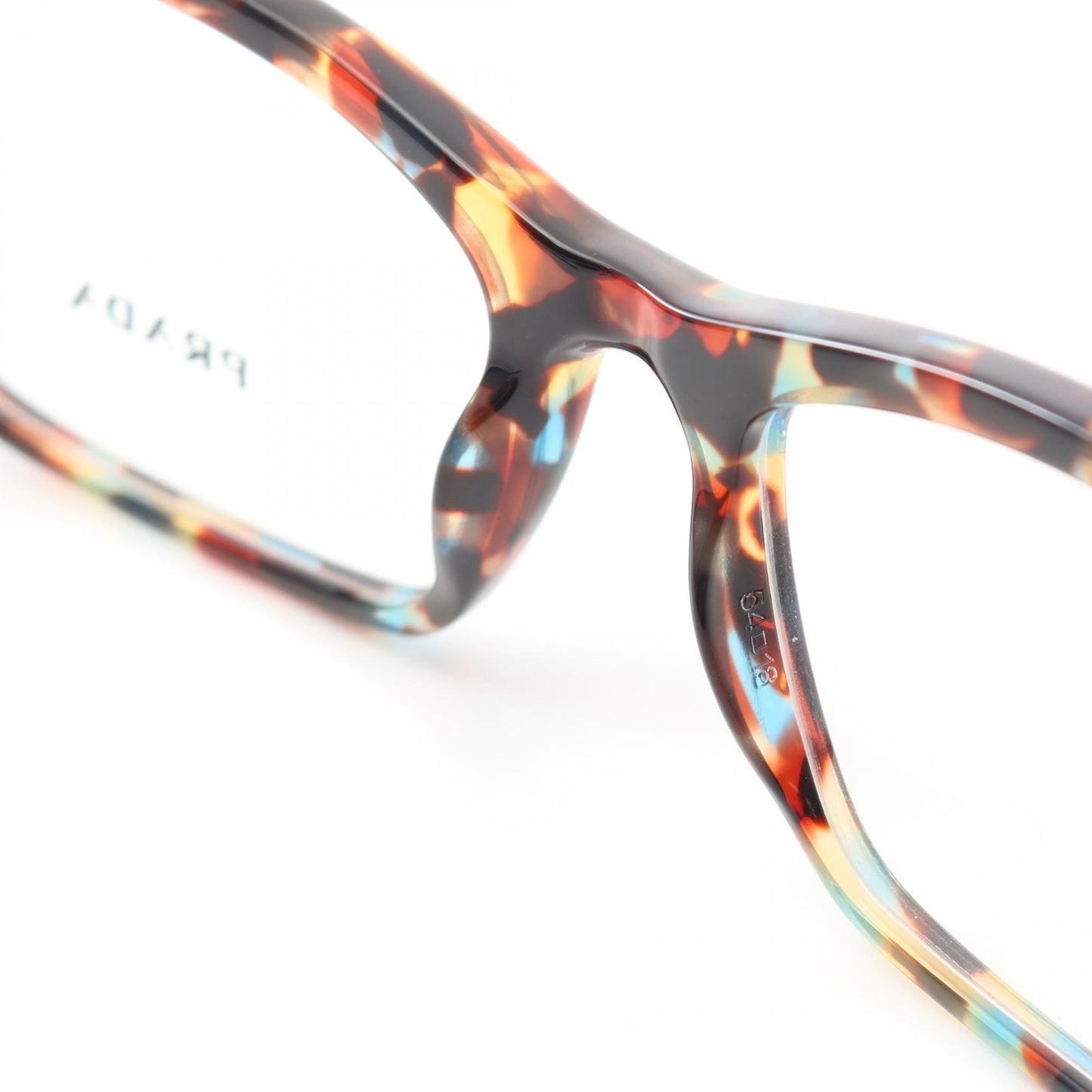 メガネ 眼鏡 ブルー マルチカラー 度なし プラダ 財布・小物 PRADA