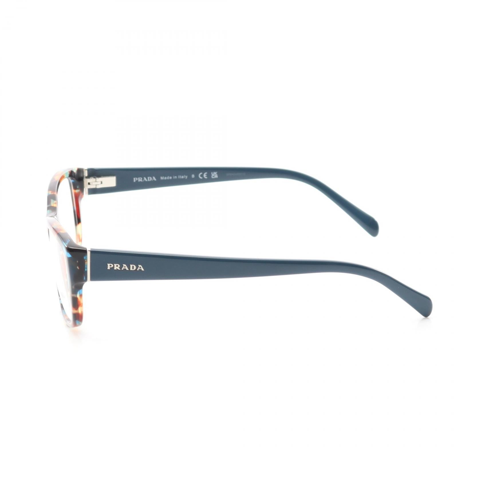 メガネ 眼鏡 ブルー マルチカラー 度なし プラダ 財布・小物 PRADA