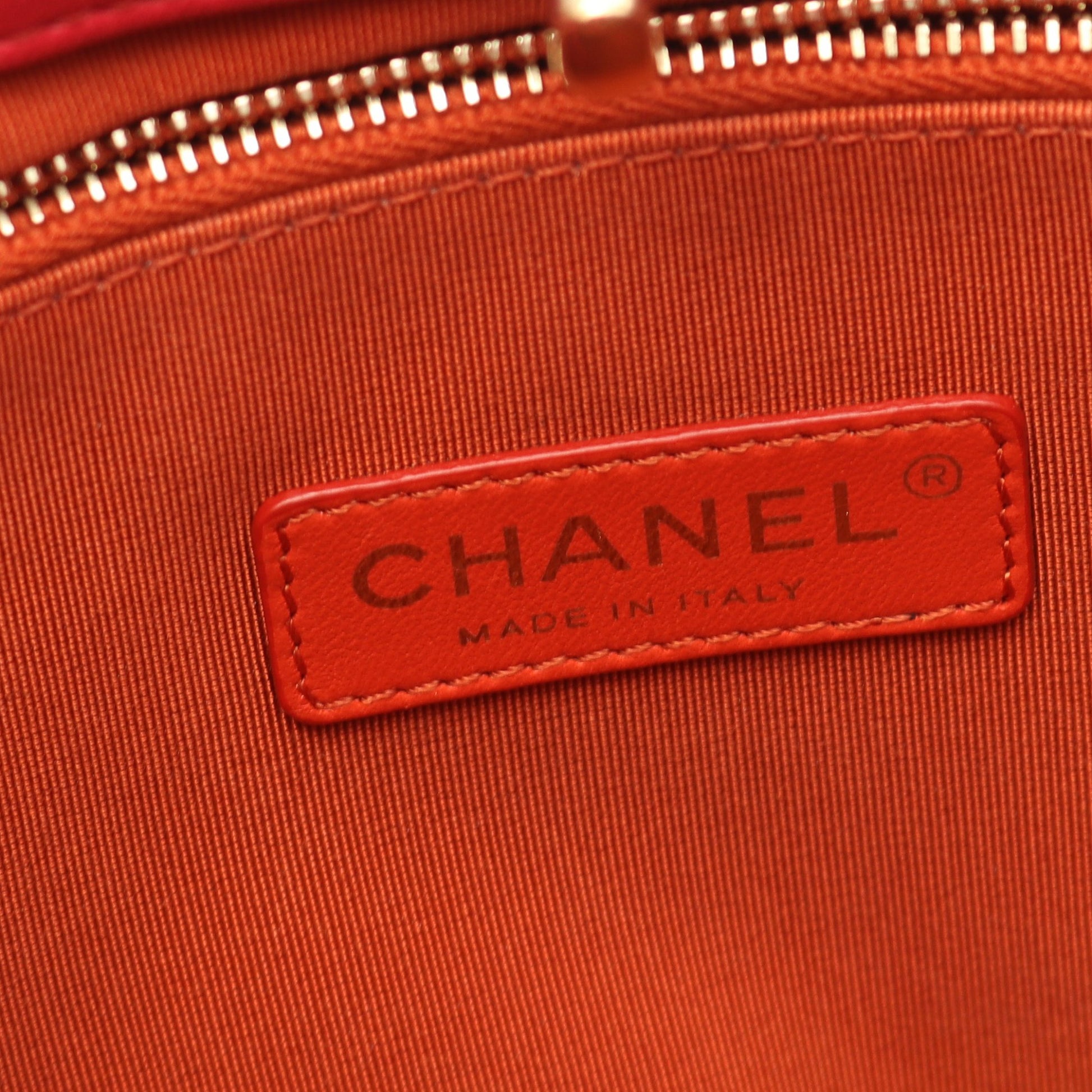 シャネル31 マトラッセ ショルダーバッグ レザー レッド オレンジ ゴールド金具 2WAY シャネル バッグ CHANEL