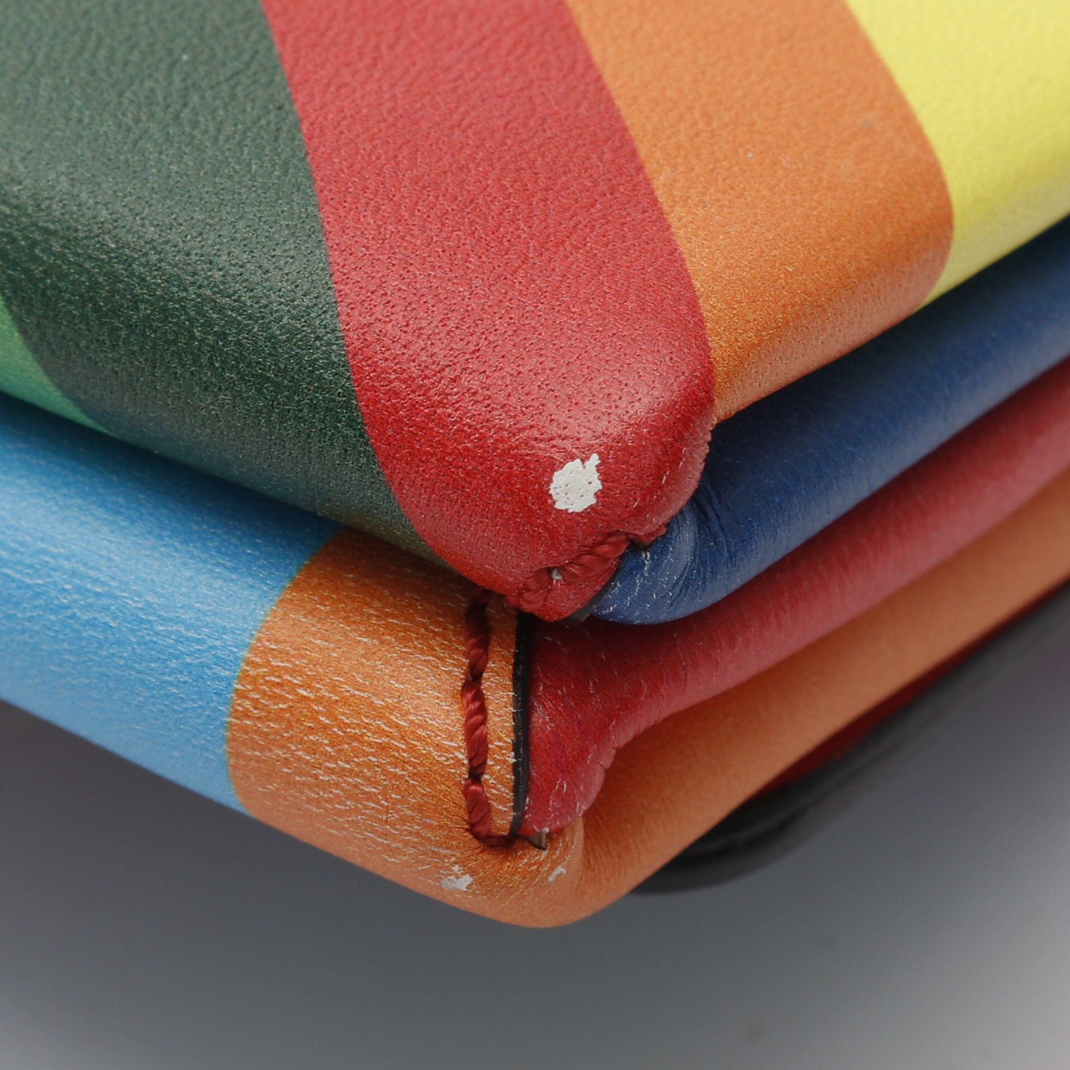 ロックスタッズ Wチェーンショルダーバッグ レザー マルチカラー